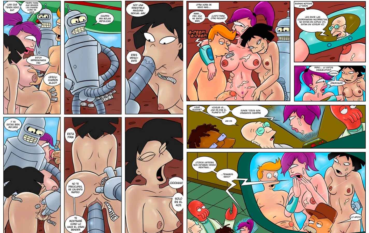 Futurama Xxx Planet Sexpress Comic Porno