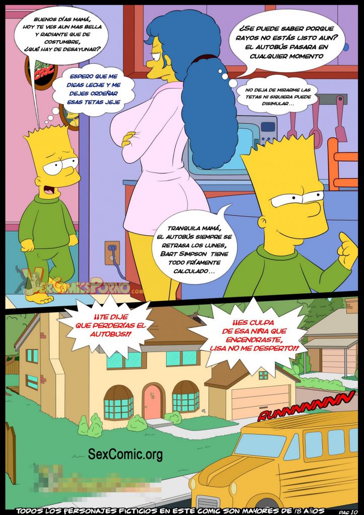 Los Simpsons xxx incesto con Mamá