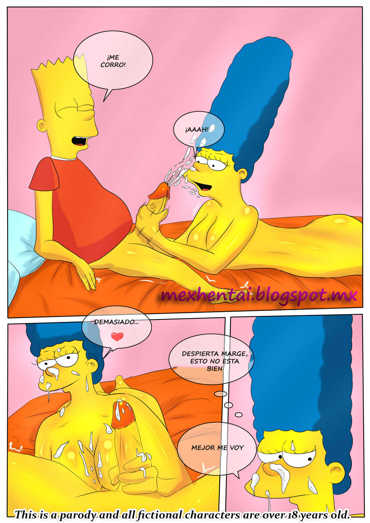 Bart Simpron Follando Con Marge Ayudando A Mama