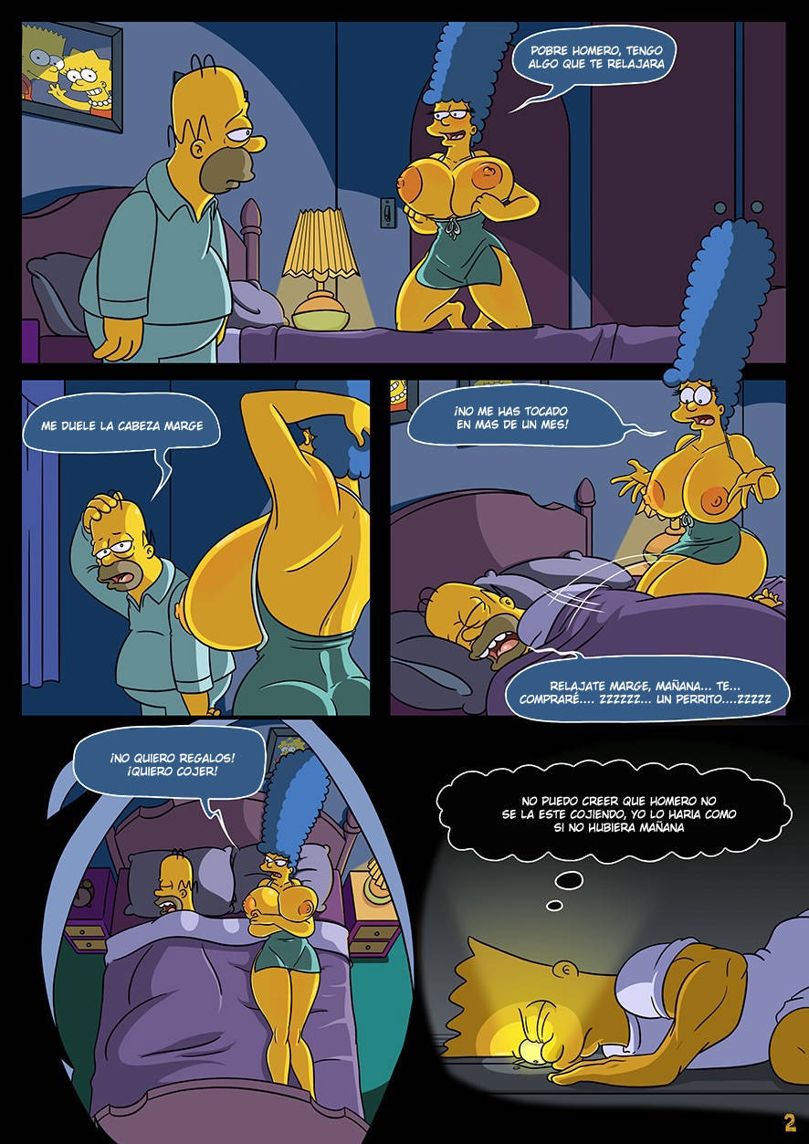 Sexy Marge Simpson Incesto (Follando con Bart Simpson)