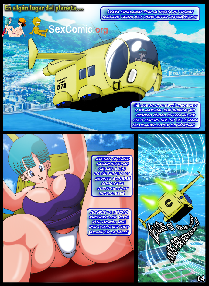 Milking Porn Comics - Dbz xxx Bulma Follando con Napa y Milk