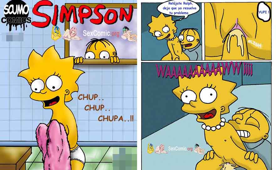 Haciendo El Amor Anal - Porno Los Simpsons Lissa Follando Sexo Anal