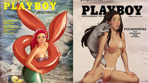 Disney xxx Princesas Desnudas para PlayBoy