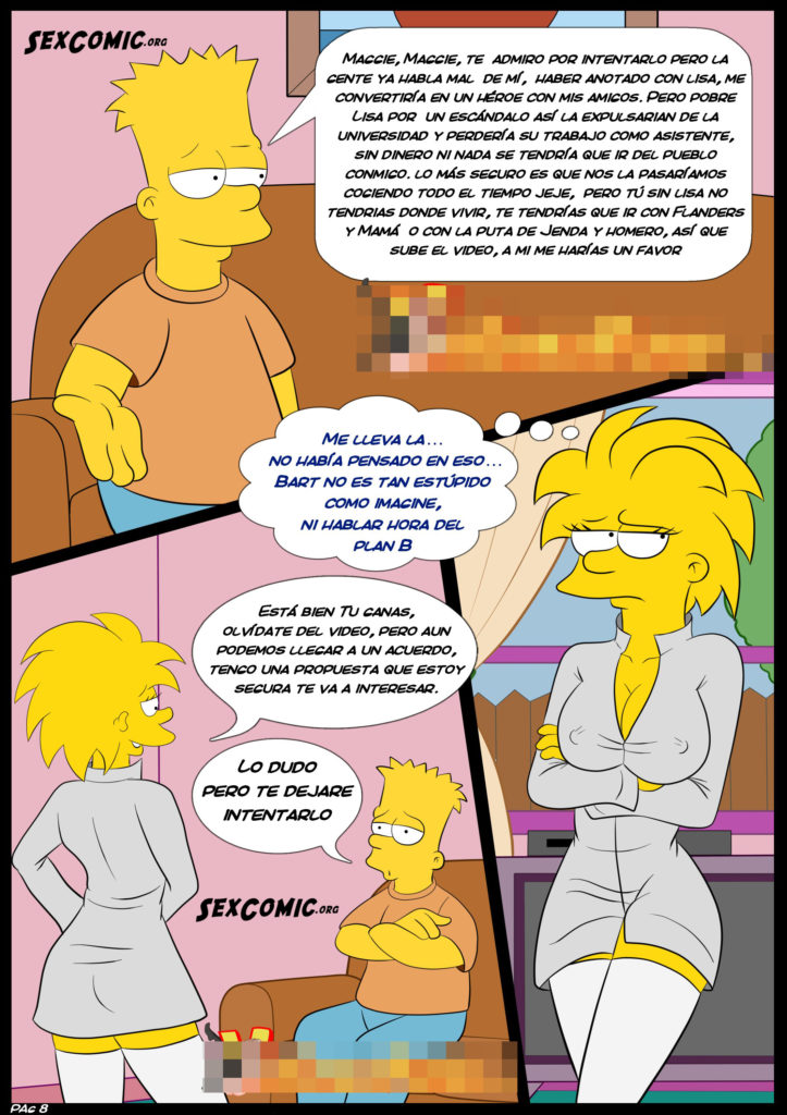 Pornos Simpsons Maggi - Komik Hentai Los Simpsons Maggie xxx Follando con Bart