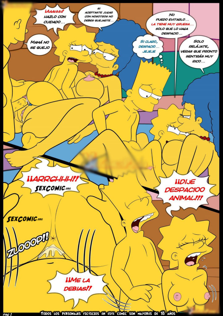 Los Simpsons Porno Incesto Marge Y Bart Follando Con Lisa