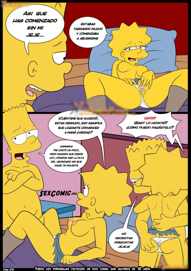 Los Simpsons Porno Incesto Marge Y Bart Follando Con Lisa