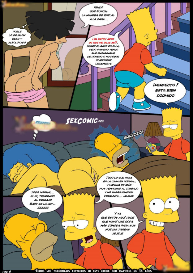 Los Simpsons Porno Incesto Marge Y Bart Follando Con Lisa