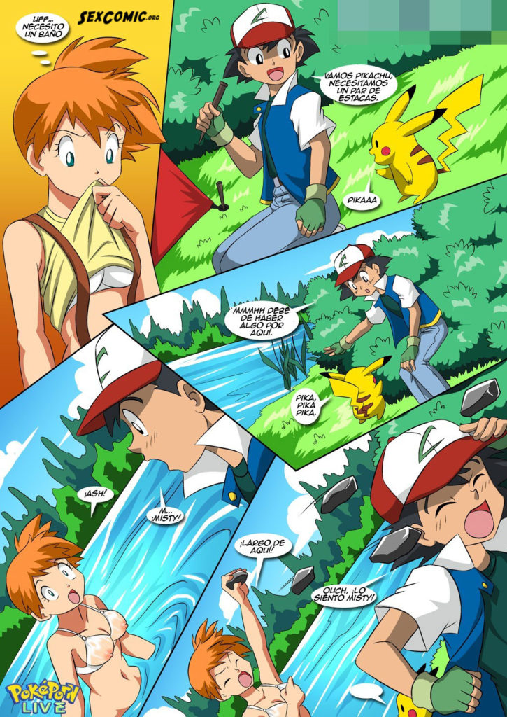 Pokemon Mira Porn - Pokemon Hentai Misty y Ash Follando Comics Porno