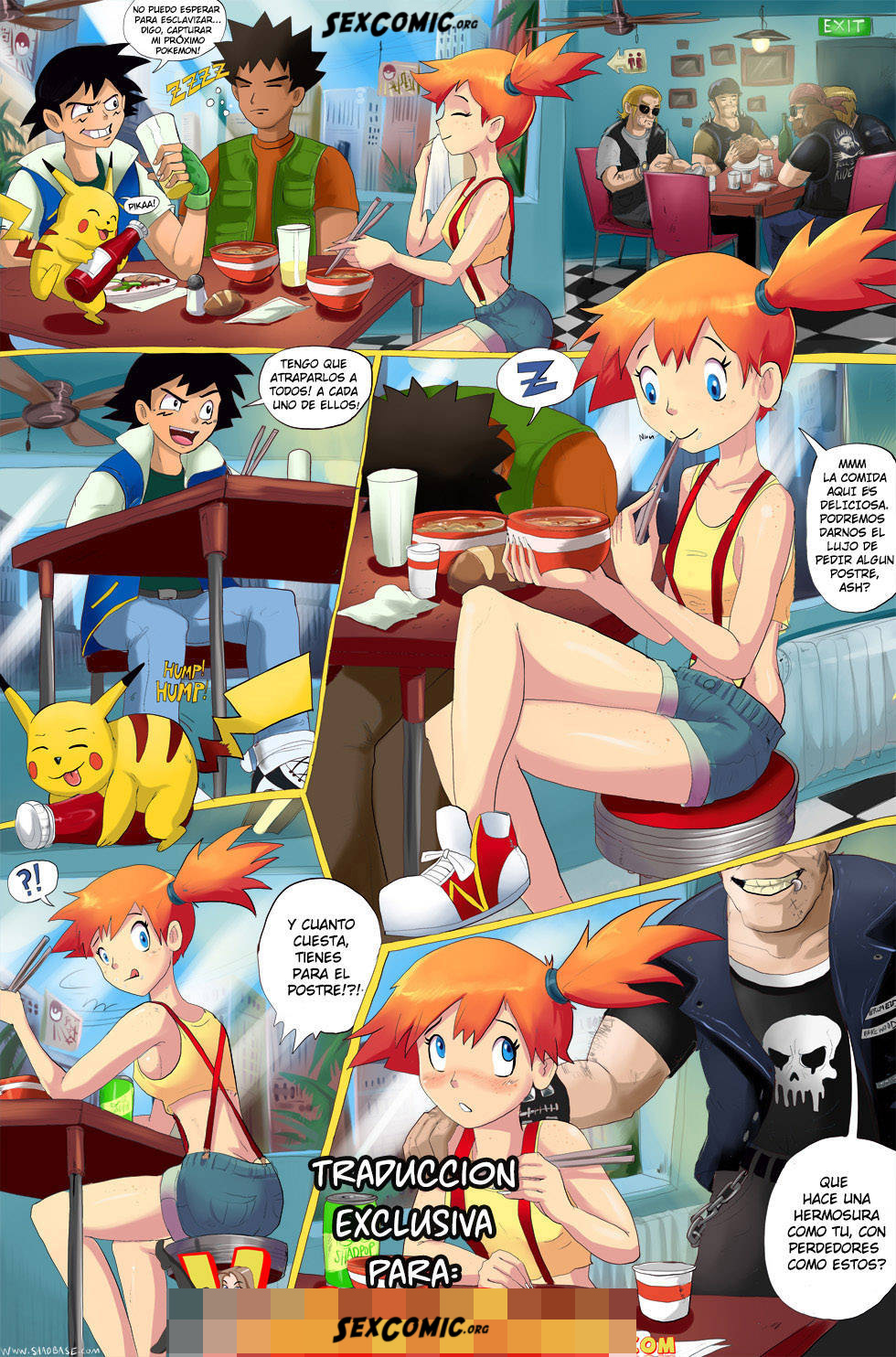 Pokemon Futanari Cartoon Porn - Pokemon Porno Misty Follando con Pikachu y Ash