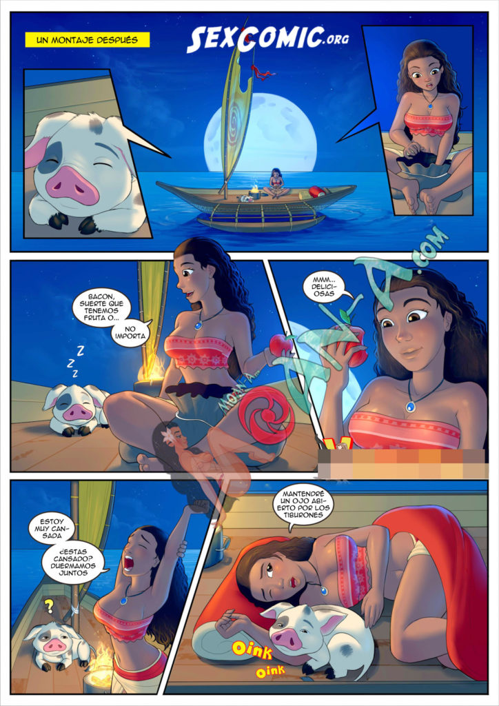 Kit Xxx Com - Porno Disney Comic Moana xxx Follando con Bacon