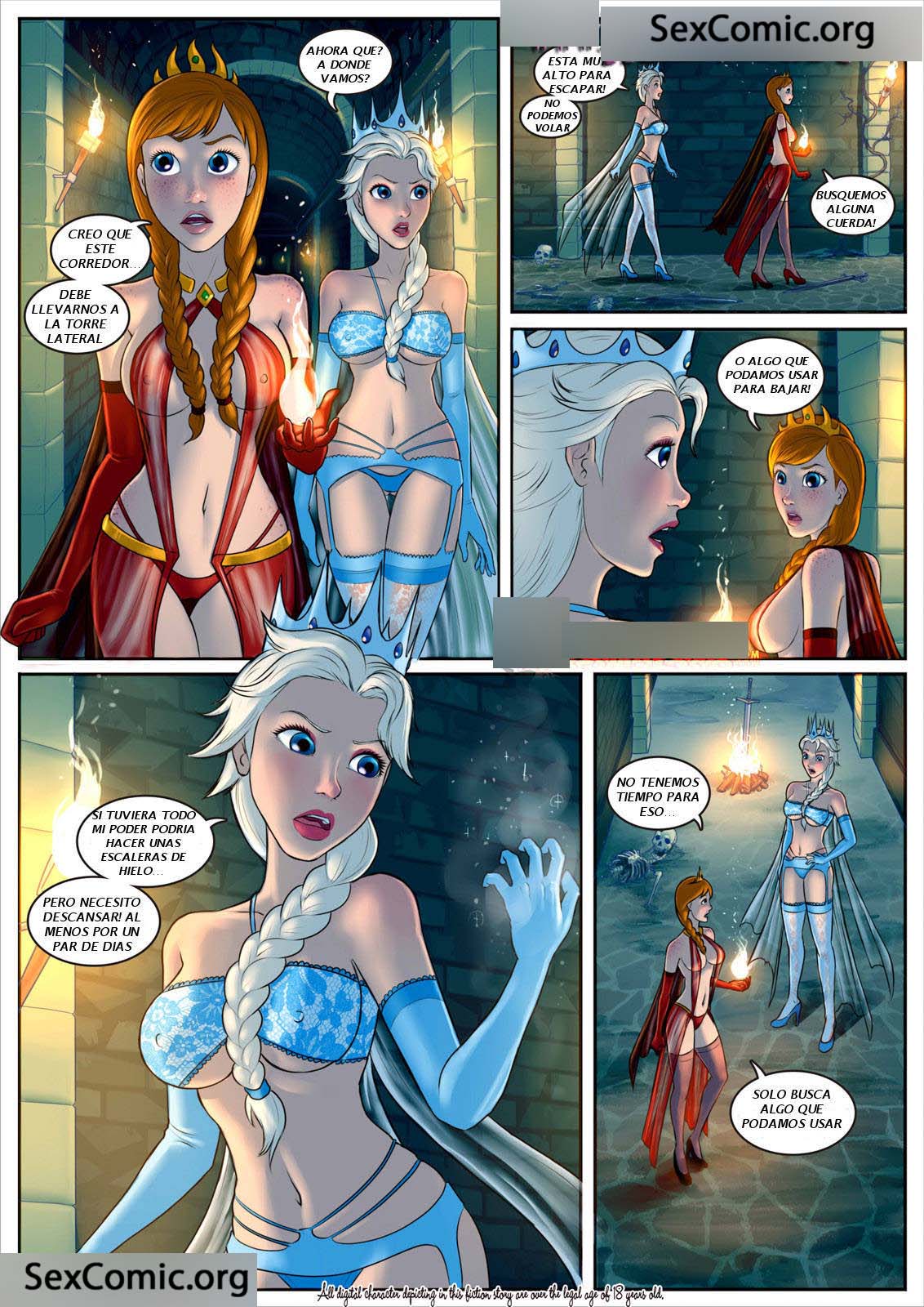 Elsa ist nackt und hat sex eiskönigin
