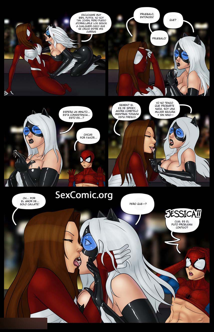 Feline Toon Porn - Spiderman black cat Sex