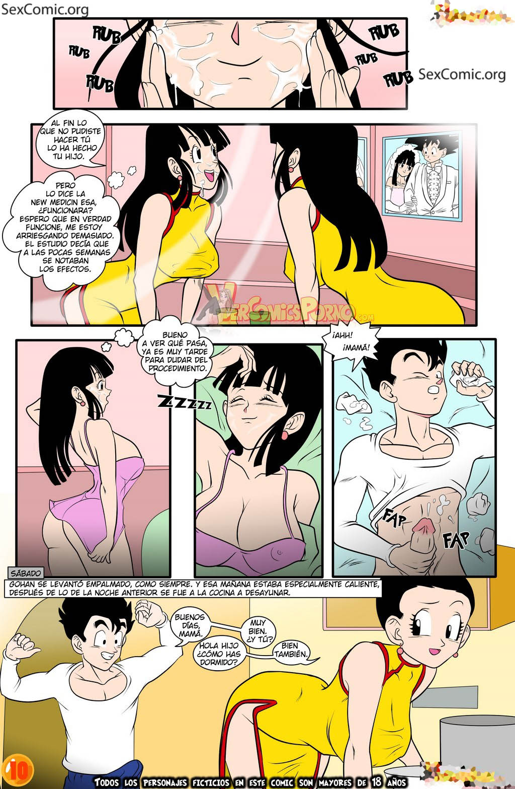 1024px x 1567px - xxx Dbz Porno comic Dragon Ball Z Milk y Gohan incesto